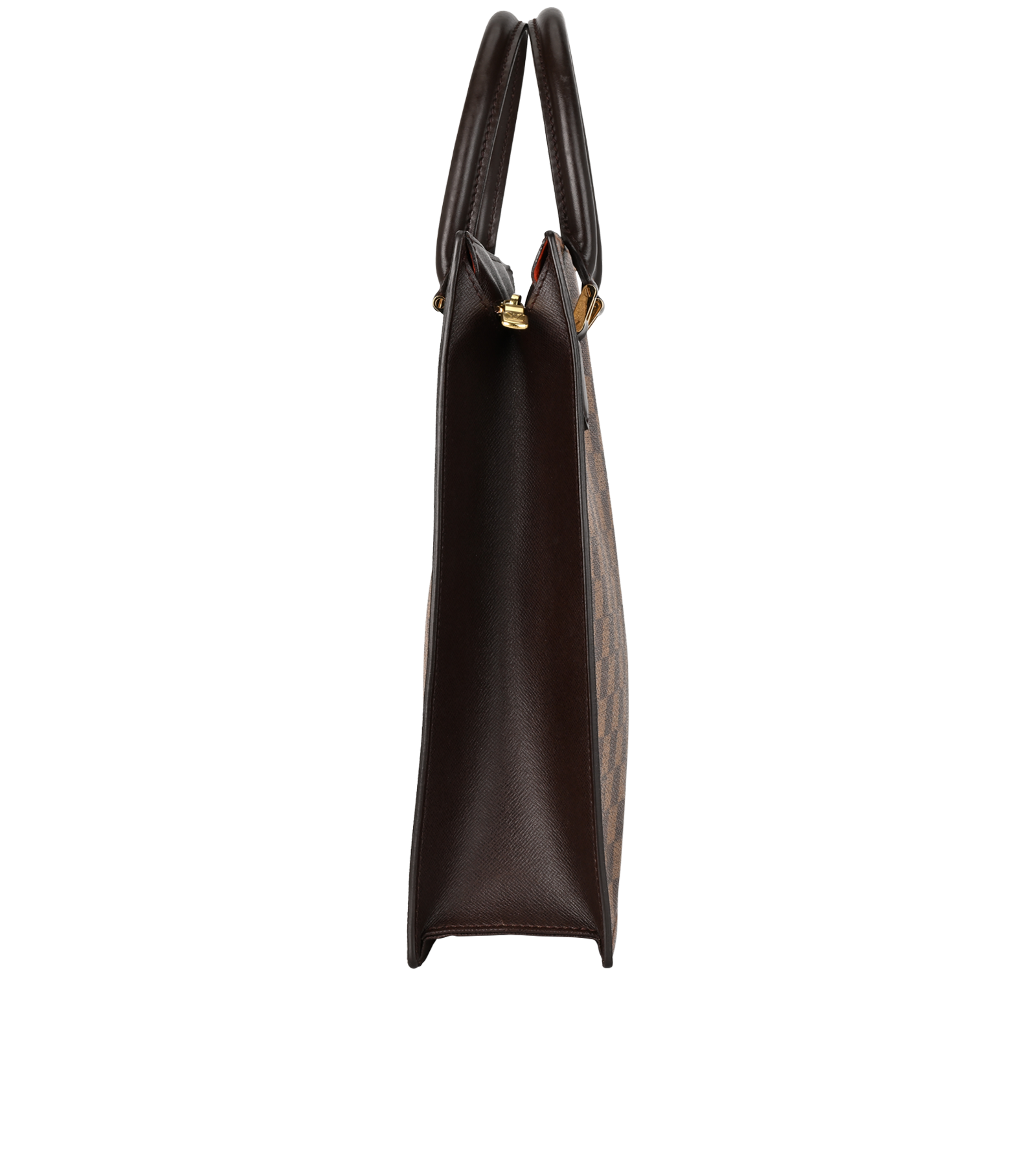 Sac Plat, &pound;650, Handbags, Brown, Canvas, Side view
